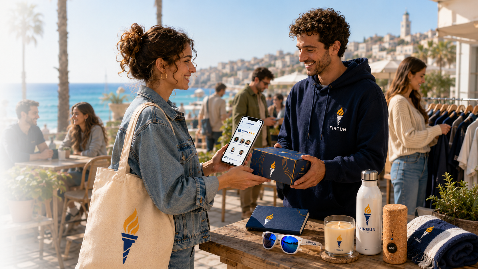 Firgun trusted community exchange with branded products