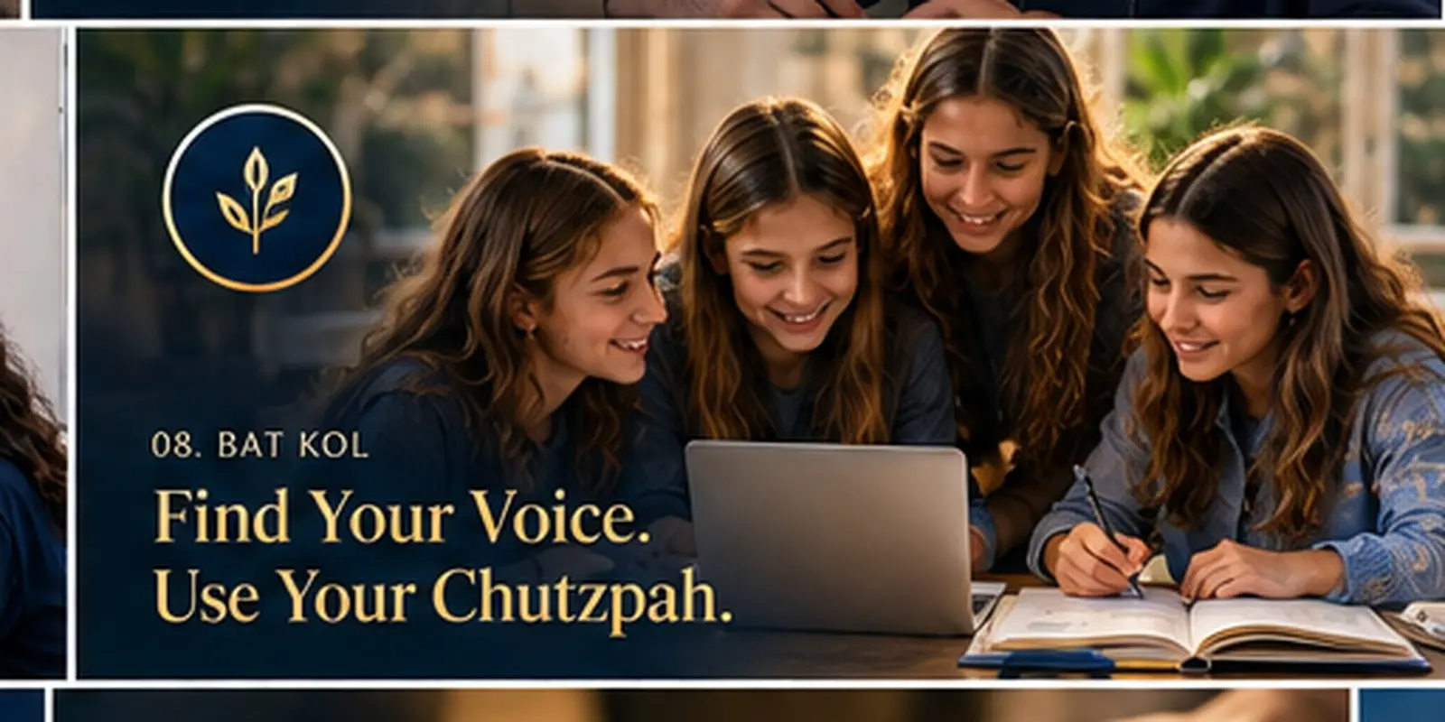Young women learning and creating together